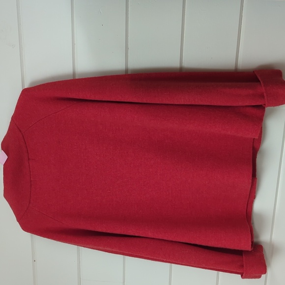 Wool blend jacket (dark salmon), size L( approximately) - Picture 3 of 4